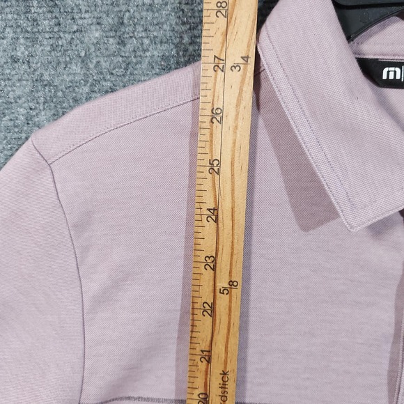 TravisMathew Polo Shirts Mens Small Lot of 2 Mauve Pink Light Blue Golf Pima - Picture 5 of 13
